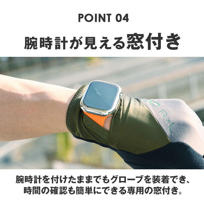 R×L アールエル マルチグローブ RLA9502-10 通販 手袋 グローブ 小物 スマホ対応 ウォッチウィンドウ スマートフォン対応 指が出せる 吸汗 普段使い R×L |  | 08