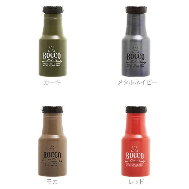 ステンレスボトル おしゃれ 350ml 水筒 ROCCO ロッコ ワンタッチボトル マイボトル アウトドア キャンプ トレッキング 保冷 保温 直飲み ステンレスボトル |  | 13