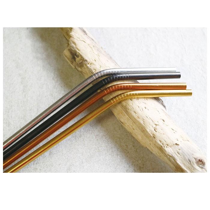 ストロー ステンレス製 3本セット 通販 スチール ストロー 洗える 繰り返し 使える 環境問題 プレゼント ギフト カトラリー マドラー おしゃれ ストロー |  | 07