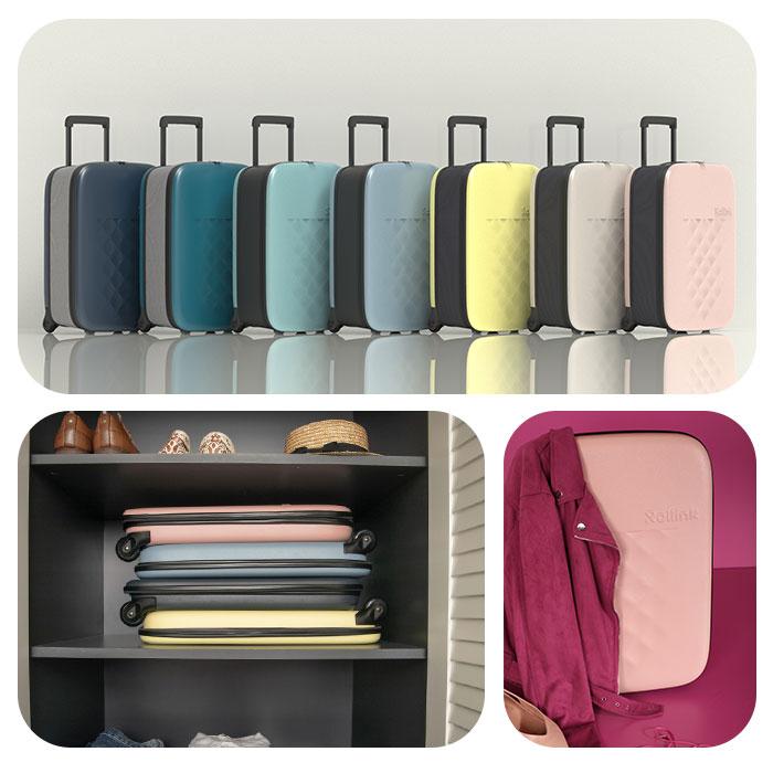 ローリンク Rollink 通販Rollink ローリンク スーツケース 40L フレックス キャリーケース キャリーバッグ 機内持ち込み キャリーバック 折りたたみ 旅行カバン | Rollink | 08