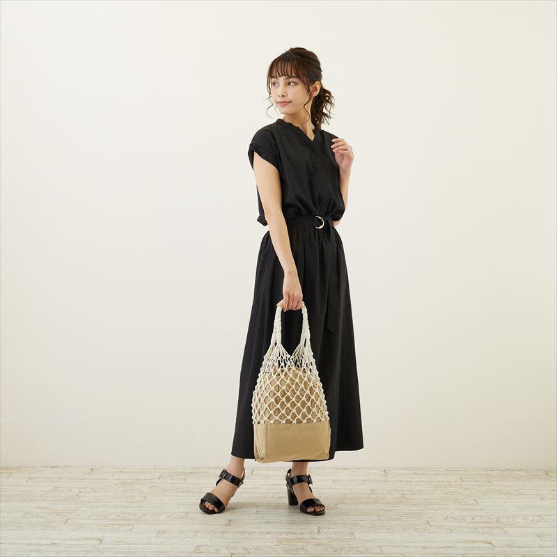 ROOTOTE メッシュ ブラック トートバッグ 2WAY ROOTOTE トートバッグ レディース 軽量 洗える メッシュ 手提げ