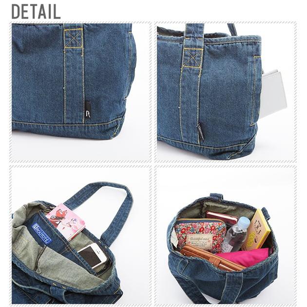 ルートート トートバッグ ROOTOTE レディース DELI Denim-H デリ デニム かわいい 可愛い 通勤 通学 軽量 マザーズバッグ ママバッグ | ROOTOTE | 04