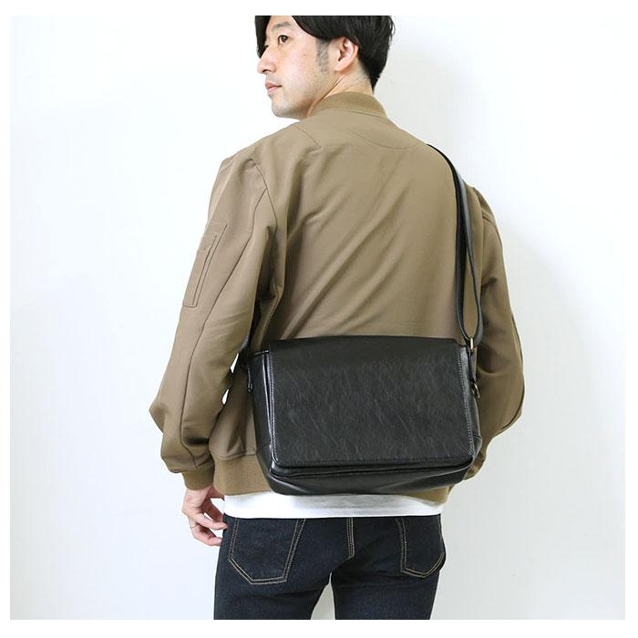 ショルダーバッグ 通販ショルダーバッグ メンズ 小さめ 斜めがけ かっこいい 通勤 通学 サブバッグ かぶせ ミニショルダーバッグ シンプル ショルダーバッグ | RENAME（バッグ） | 09