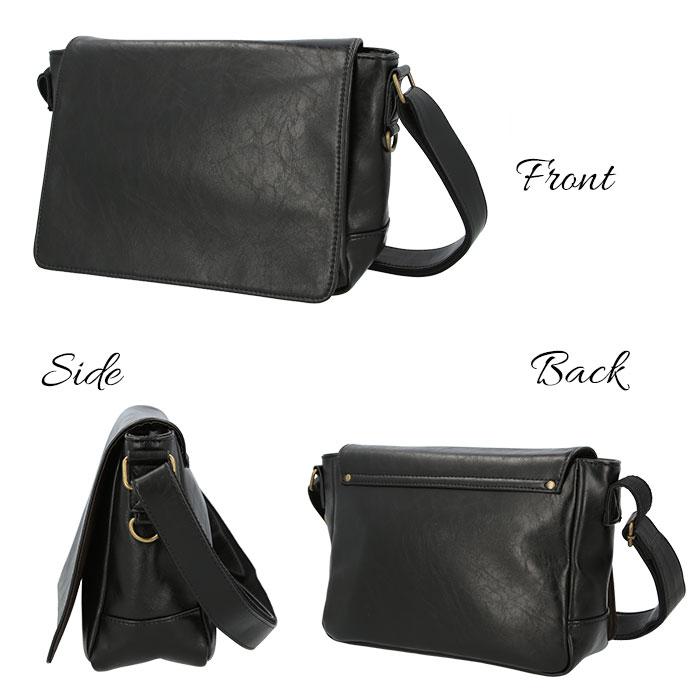 ショルダーバッグ 通販ショルダーバッグ メンズ 小さめ 斜めがけ かっこいい 通勤 通学 サブバッグ かぶせ ミニショルダーバッグ シンプル ショルダーバッグ | RENAME（バッグ） | 11