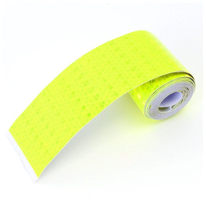 反射テープ 通販反射テープ 約 3ｍ 幅 50mm 蛍光反射テープ 目印 テープ 反射ステッカー 反射シール 事故防止 暗所 駐車場 夜間 装飾 反射板 反射テープ |  | 08