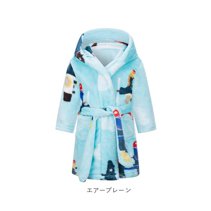 ルームウェア ガウン 通販 ふわもこ 子供 パジャマ もこもこ 部屋着 モコモコ 秋冬 あったか 長袖 前開き 90 100 110 120 130 140 バスローブ ガウン | BACKYARD FAMILY | 20