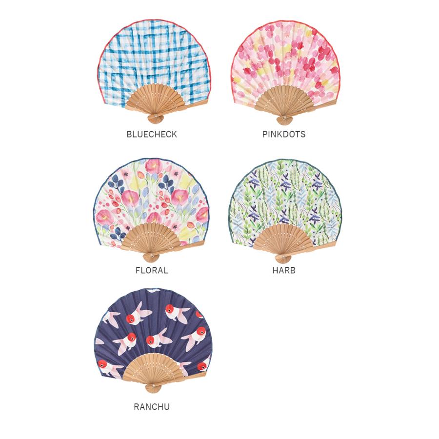 扇子 レディース おしゃれ Natti ナッティ かわいい 扇 布 せんす センス シェル型 軽量 軽い コンパクト 暑さ対策 ストラップ付き 収納袋 扇子 |  | 05