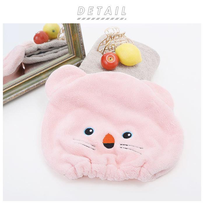 タオルキャップ 通販タオルキャップ 子供 キャラクター キッズ 女の子 男の子 ヘアドライタオル ヘアドライキャップ かわいい 帽子タイプ タオルキャップ |  | 01