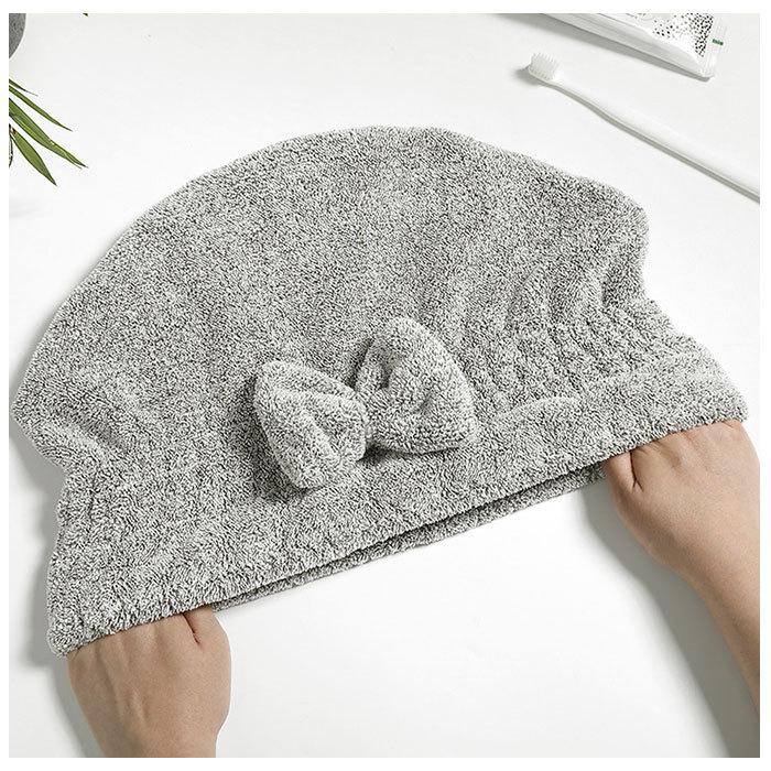 タオルキャップ 大人 通販 ヘアドライタオル ヘアドライキャップ 帽子タイプ 無地 シンプル リボン かわいい ふわふわ 吸水 スイミング プール タオルキャップ |  | 07