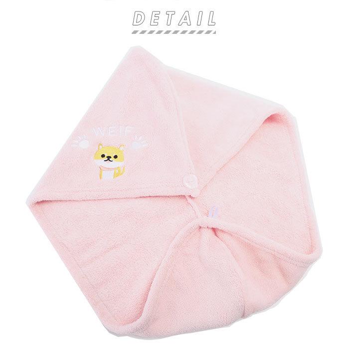 タオルキャップ 大人 通販 ヘアドライタオル ヘアドライキャップ ターバンタイプ シンプル おしゃれ かわいい 刺繍 ふわふわ 吸水 スイミング タオルキャップ |  | 09