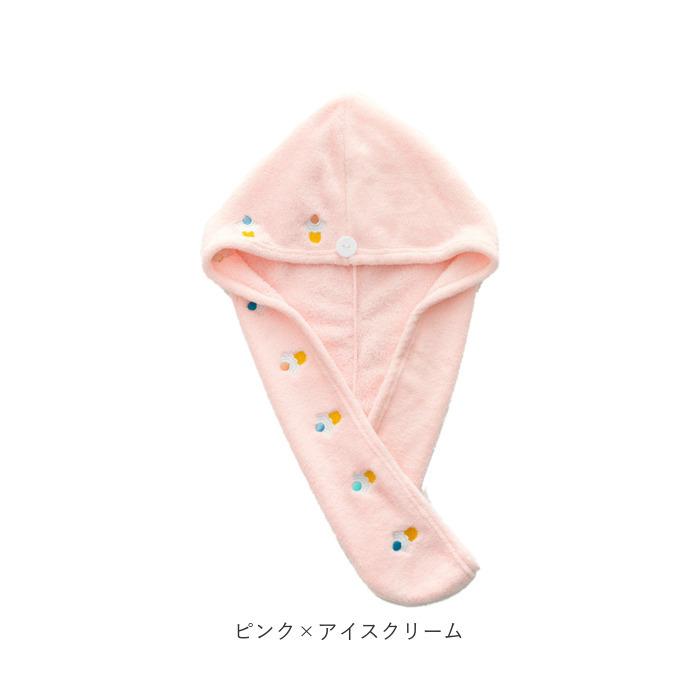 タオルキャップ 大人 通販 ヘアドライタオル ヘアドライキャップ ターバンタイプ シンプル おしゃれ かわいい 刺繍 ふわふわ 吸水 スイミング タオルキャップ |  | 22