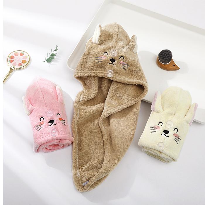 タオルキャップ 子供 通販 キャラクター キッズ 女の子 男の子 ヘアドライタオル ヘアドライキャップ かわいい ターバンタイプ アニマル 猫 ねこ タオルキャップ |  | 12