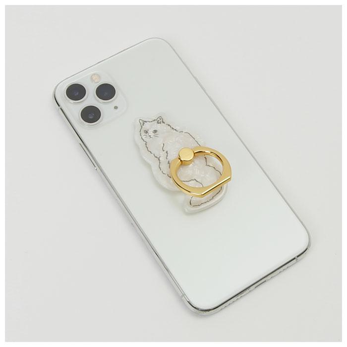 ホールドリング スマホリング クリア 通販 スマホスタンド スマホ スマートフォン リング おしゃれ スタンド アクセサリー かわいい  ホールドリング | Flowering | 14