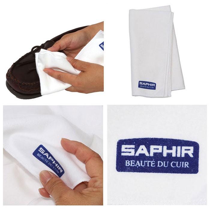 靴磨きセット 通販 サフィール 補修クリーム SAPHIR カラー補修 レノベイティングカラー補修クリーム ポリッシュクロス ブリストル 靴磨きセット | SAPHIR | 02