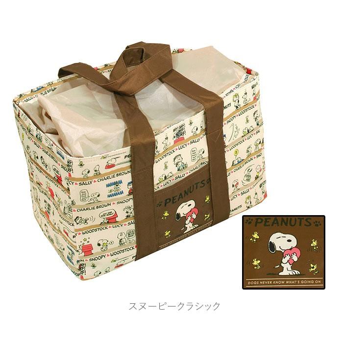 レジカゴ バッグ 保冷 大容量 通販 キャラクター スヌーピー 保冷バッグ おしゃれ エコバッグ 大きめ マチ カゴにセット 軽い 軽量 レジカゴ | BACKYARD FAMILY | 15