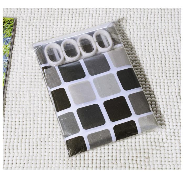 シャワーカーテン 防カビ 通販 1枚 フック付き 保温カーテン 保温 カーテン 間仕切り 速乾 撥水 透けない 北欧風 取り付け 簡単 冷気遮断 シャワーカーテン | ブランド登録なし | 21