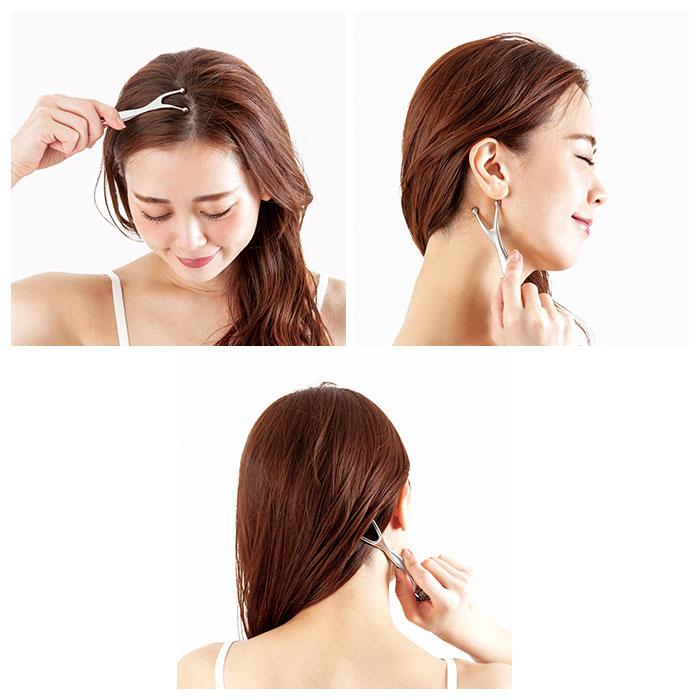 フェイスローラー 通販 フェイスケア アイケア フェイス ツボ押し つぼ押し 熱伝導 刺さない 鍼 リンパ 温め 温かい 顔 首 バス お風呂 ギフト フェイスローラー | ブランド登録なし | 04