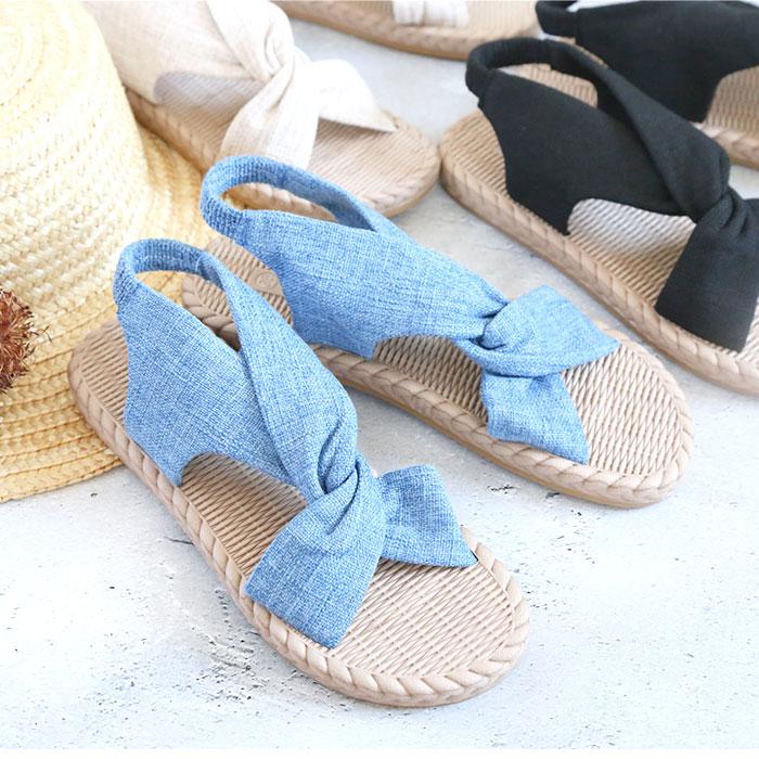 最大54 Offクーポン サンダル レディース ゴム ぺたんこ 通販 歩きやすい ぺたんこサンダル ラバーサンダル ペタンコ 可愛い リボン ストラップ ストラップサンダル Columbiatools Com