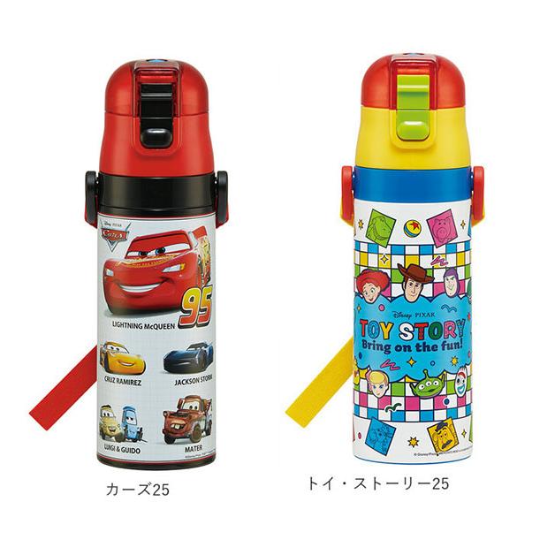 水筒 通販水筒 子供 ステンレス 直飲み 肩掛け 保冷 ワンプッシュ 軽い 軽め ダイレクトボトル マグボトル 超軽量 キッズ ジュニア 子供用 | スケーター | 08