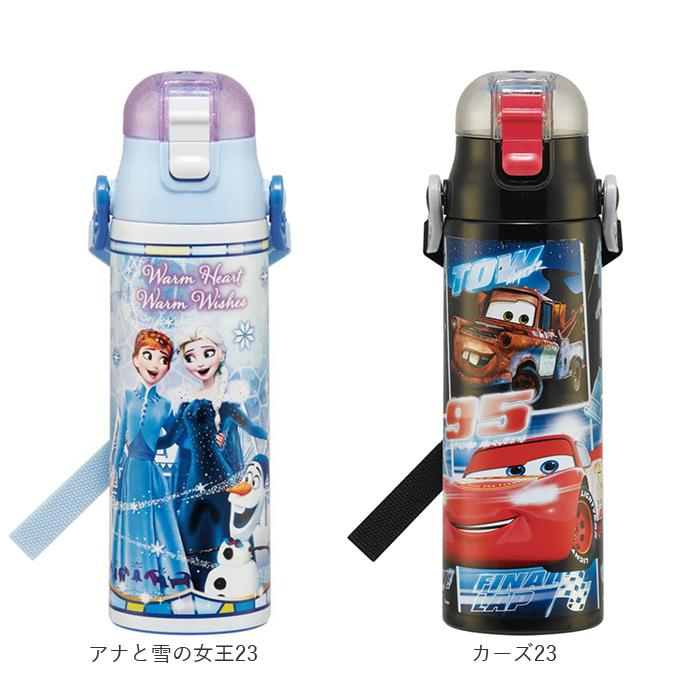 水筒 通販水筒 子供 ステンレス 直飲み 580ml 保冷 肩掛け 軽量 軽い ワンプッシュ マグボトル ダイレクトボトル キッズ 子ども用 キャラクター ディズニー 水筒 |  | 24