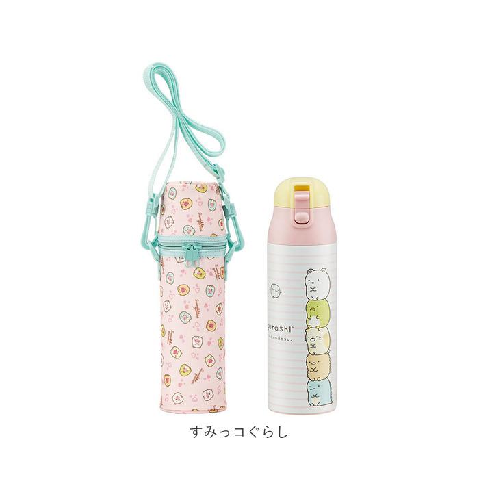 水筒 通販水筒 保冷 キッズ ステンレス 直飲み 500ml 保温 保冷保温 カバー セット 水筒カバー ショルダー 肩掛け 斜めがけ マグボトル マイボトル 水筒 |  | 20