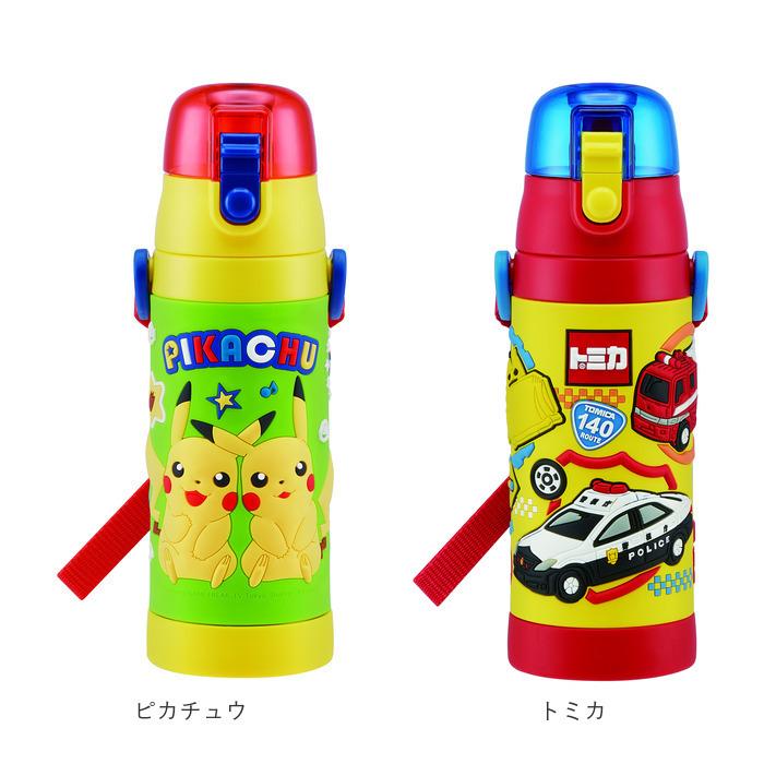 水筒 通販水筒 キッズ 直飲み 約 500ml 子供 480ml おしゃれ キャラクターグッズ ワンタッチ ボトル マイボトル ショルダー紐 ボトル 保冷 子供用水筒 水筒 |  | 24