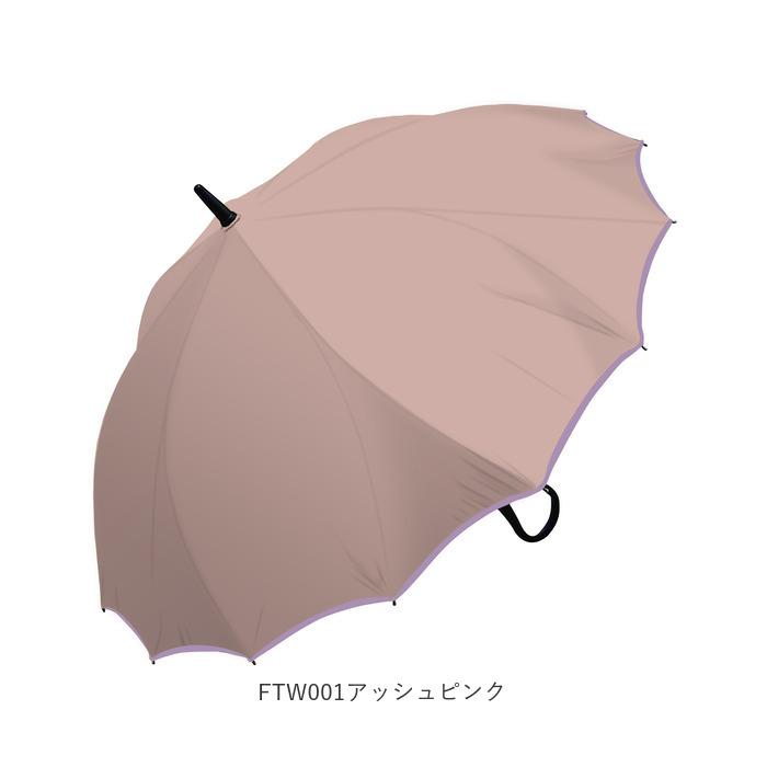 傘 通販傘 レディース ジャンプ 長傘 可愛い 丈夫 耐風 グラスファイバー骨 折れにくい 耐風傘 耐風骨 60cm 16本骨 おしゃれ 無地 パイピング シームレス 傘 | BACKYARD FAMILY | 19