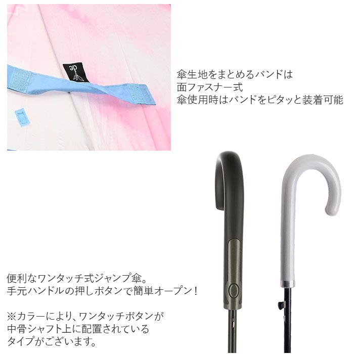 傘 通販傘 レディース ジャンプ 長傘 可愛い 丈夫 耐風 グラスファイバー骨 折れにくい 耐風傘 耐風骨 60cm 16本骨 おしゃれ 総柄 シームレス 桜骨 傘 | BACKYARD FAMILY | 23