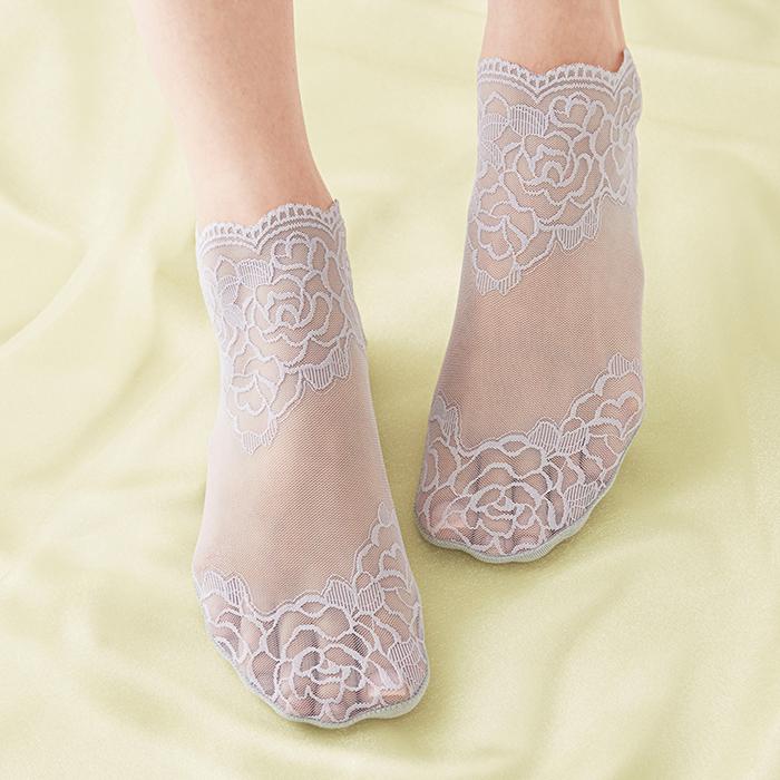 シースルー ソックス 通販 シースルーソックス 3色組 3色 抗菌 防臭 エレガント ショート丈 涼しい 伸縮性 足裏 綿混素材 ムレにくい サンダル シースルー | ショート