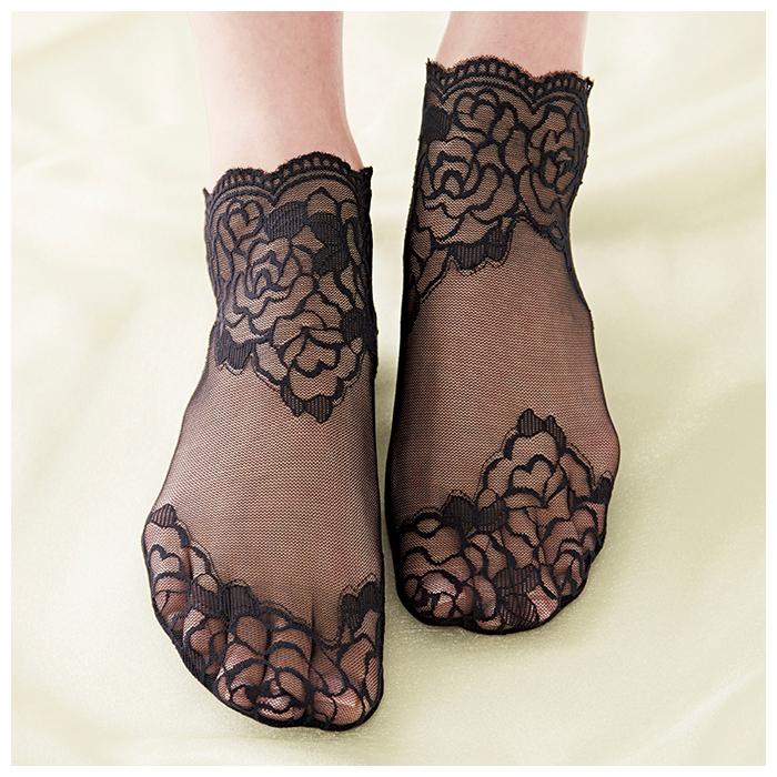 シースルー ソックス 通販 シースルーソックス 3色組 3色 抗菌 防臭 エレガント ショート丈 涼しい 伸縮性 足裏 綿混素材 ムレにくい サンダル シースルー | ショート | 07