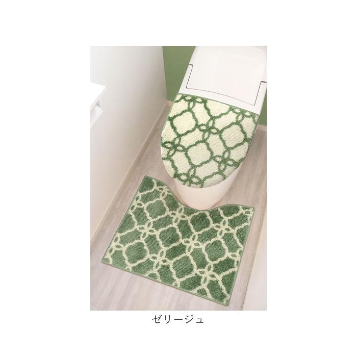 トイレ マット カバー セット 通販 SOPO トイレ2点セット 2点セット 蓋カバー フタカバー 北欧風 フタカバー 取り付け 簡単 ふんわり 柔らか デザイン | INAX | 21