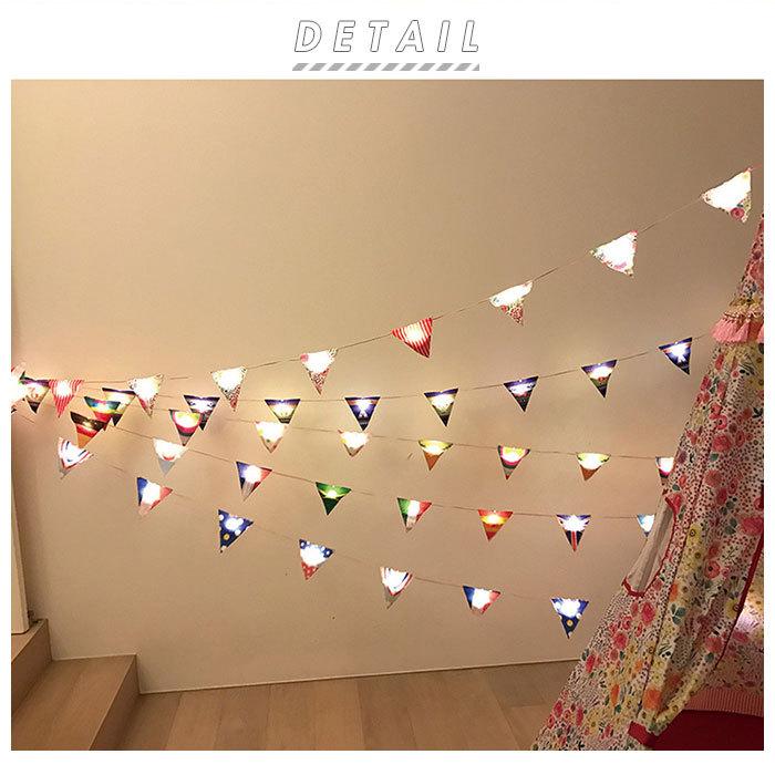 ガーランド ライト キャンプ 防水 通販 Led 屋外 室内 屋内 フラッグガーランド フラッグ 旗 アウトドア グランピング おしゃれ かわいい 電池式 単3 Backyard Family 通販 Paypayモール