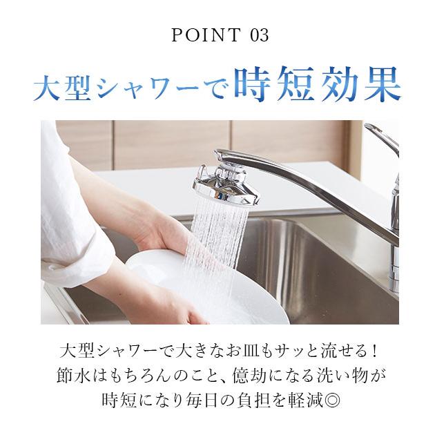 シャワー蛇口 クリタック KURITA 通販 クリシャワー プロ DX キッチンシャワー 節水 シャワー ストレート 切り替え 業務用 蛇口直結型 本体 シャワー蛇口 |  | 08