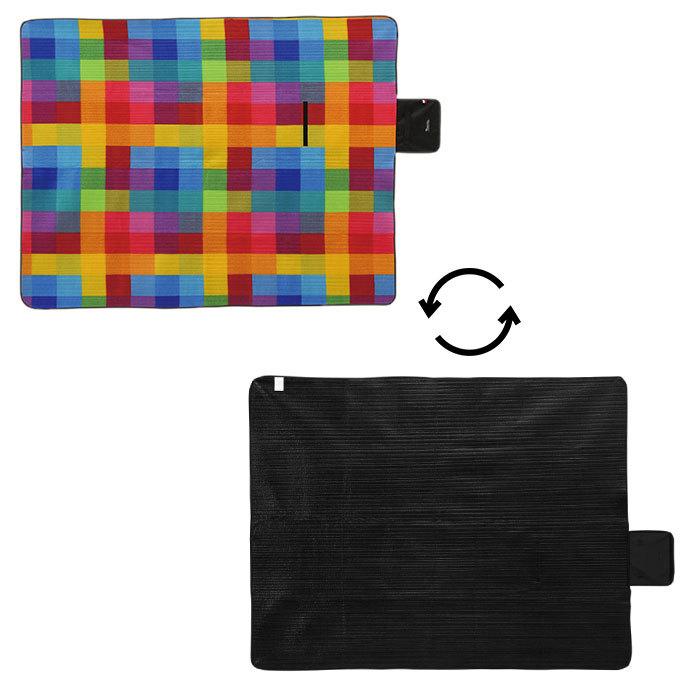 レジャーシート 厚手 通販 ピクニックシート ピクニックマット シート 2人用 1人用 コンパクト 折りたたみ マット かわいい チェック おしゃれ レジャーシート | BACKYARD FAMILY | 06