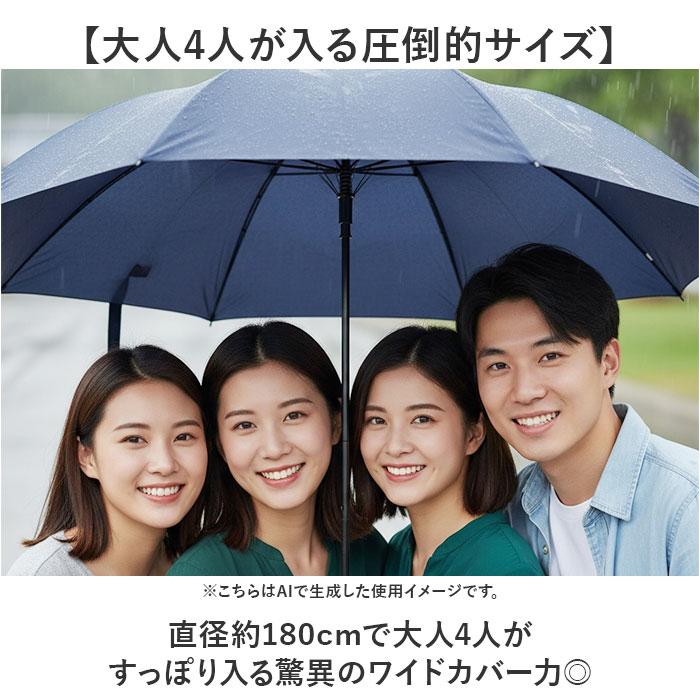長傘 特大 アウトドア 通販 雨傘 雨具 メンズ レディース 特大傘 手開き 傘 かさ 大きいサイズ 無地 シンプル レジャー 大きめ レイングッズ 梅雨 長傘 |  | 04