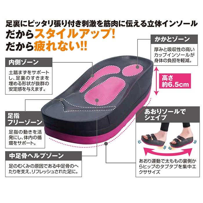 健康サンダル レディース 通販 体幹スリッパ 健康スリッパ サンダル 室内 屋外 スリッパサンダル スリッパ ルームシューズ 厚底 体幹 バランス 健康サンダル |  | 05