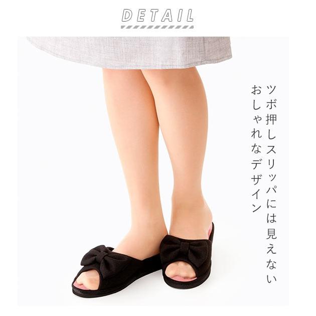 スリッパ おしゃれ ヒール 通販 レディース 室内 室内用 室内履き ツボ押し 足ツボ 健康サンダル 健康スリッパ ツボ押しスリッパ リボン かわいい スリッパ |  | 01
