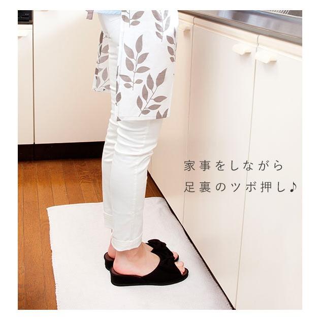 スリッパ おしゃれ ヒール 通販 レディース 室内 室内用 室内履き ツボ押し 足ツボ 健康サンダル 健康スリッパ ツボ押しスリッパ リボン かわいい スリッパ |  | 02