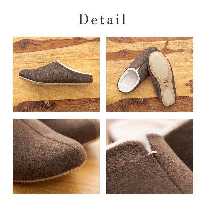 ルームズ スリッパ 通販 ルームシューズ 部屋履き ルームスリッパ ボアスリッパ 室内履き メンズ レディース rooms Sheep ルームズシープ 秋冬用 ルームズ |  | 19