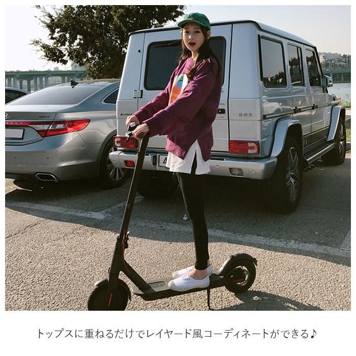 レイヤード 通販レイヤード 付け裾 スカート 裾 レイヤードTシャツ カットソー付け裾 レディース スリット トレーナー Tシャツ ニット レイヤード | ブランド登録なし | 04