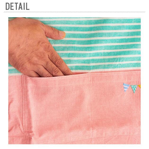 エプロン 通販 おしゃれ 保育士 かわいい ショート丈 ナチュラル 女の子 レディース 男女兼用 H型 キッチン用品 イエロー グリーン ブルー 青 オレンジ エプロン | ブランド登録なし | 01