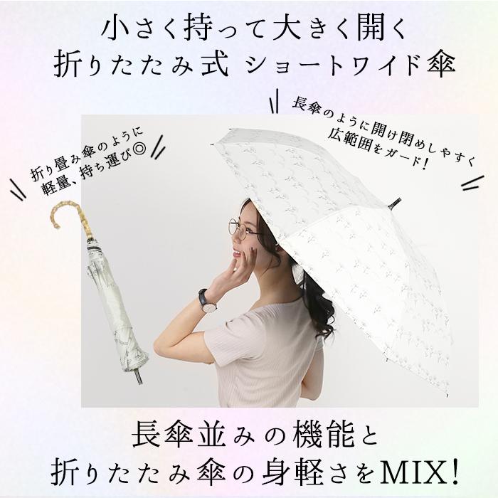 日傘 折りたたみ 遮光 晴雨兼用 軽量 通販 HYGGE ヒュッゲ ショートワイド 55cm 手開き UVカット 99.99% 遮光率99.99％ 遮熱 日焼け対策 熱中症対策 日傘 |  | 21
