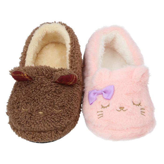 ルームシューズ 通販ルームシューズ 子供 もこもこ スリッパ キッズ アニマルスリッパ ファースリッパ ボアスリッパ あったか こども 女の子 ルームシューズ |  | 10