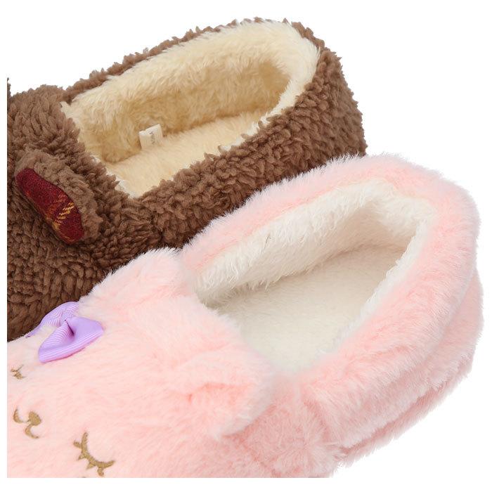 ルームシューズ 通販ルームシューズ 子供 もこもこ スリッパ キッズ アニマルスリッパ ファースリッパ ボアスリッパ あったか こども 女の子 ルームシューズ |  | 11