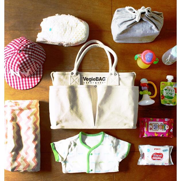 ベジバッグ マザーズバッグ トート 大容量 おしゃれ vegie bag フラップ 買い物バッグ 丈夫 自立 トートバッグ キャンバス キャンバストート 多機能 ベジバッグ |  | 06