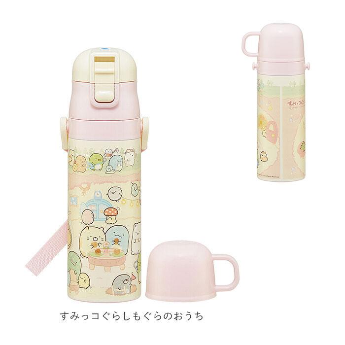 水筒 子供 ステンレス 直飲み 通販 コップ 付き 軽量 超軽量 ステンレスボトル 2way 470ml 約 500ml 約 0.5l 保冷 保温 キャラクター 幼稚園 幼児 園児 水筒 |  | 25