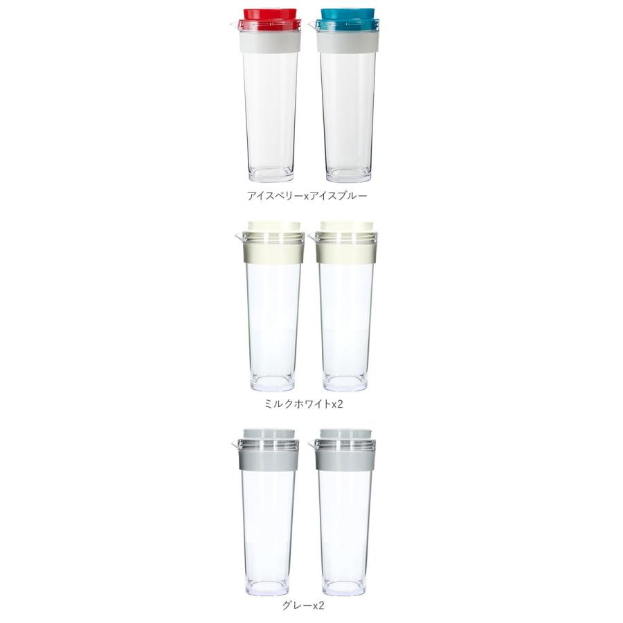スリムジャグ2 1.1L 2本セット 好評 1100ml 2個 タケヤ TAKEYA 冷水筒 耐熱 ピッチャー 約 1l 横置き 縦置き タテヨコ 縦横 広口 洗いやすい スリムジャグ2 |  | 18