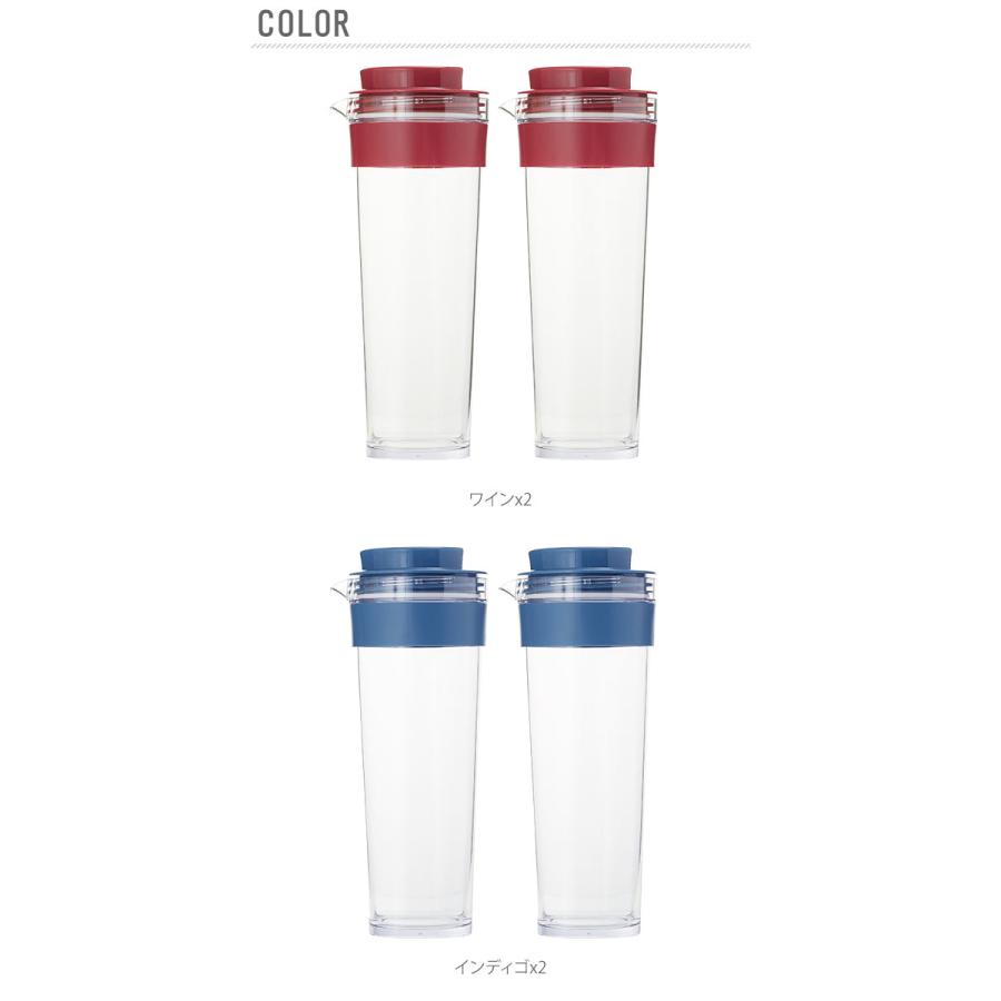 スリムジャグ2 1.1L 2本セット 好評 1100ml 2個 タケヤ TAKEYA 冷水筒 耐熱 ピッチャー 約 1l 横置き 縦置き タテヨコ 縦横 広口 洗いやすい スリムジャグ2 |  | 14