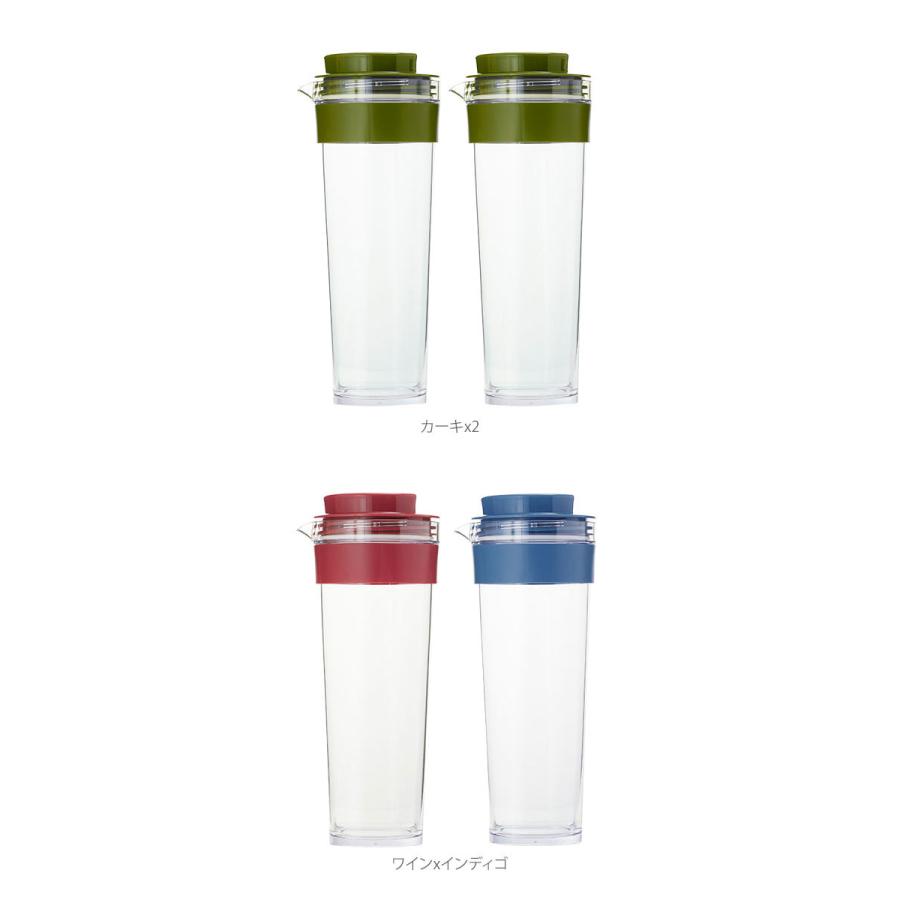 スリムジャグ2 1.1L 2本セット 好評 1100ml 2個 タケヤ TAKEYA 冷水筒 耐熱 ピッチャー 約 1l 横置き 縦置き タテヨコ 縦横 広口 洗いやすい スリムジャグ2 |  | 15