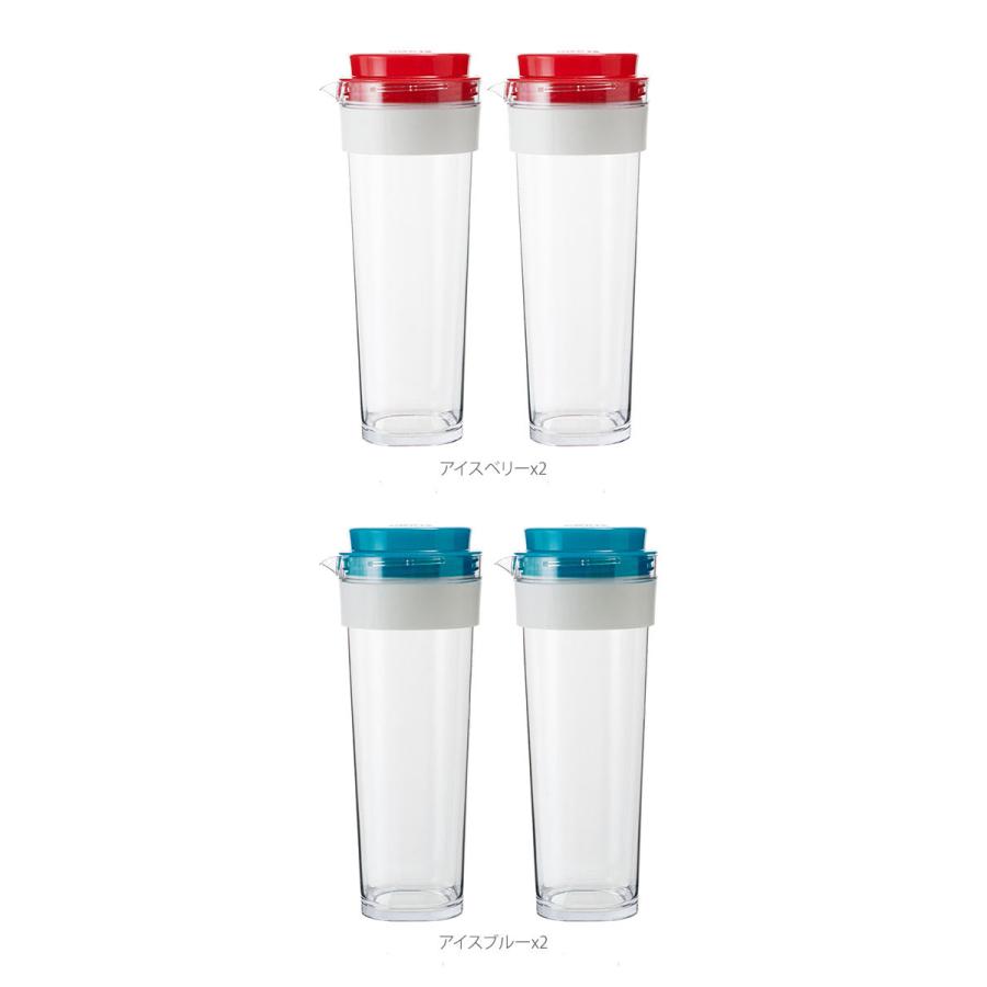 スリムジャグ2 1.1L 2本セット 好評 1100ml 2個 タケヤ TAKEYA 冷水筒 耐熱 ピッチャー 約 1l 横置き 縦置き タテヨコ 縦横 広口 洗いやすい スリムジャグ2 |  | 17